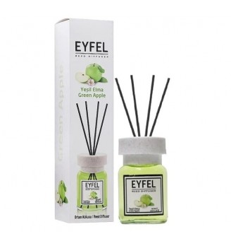 Eyfel kvapų difuzorius su pagaliukais - Green Apple (120ml)  