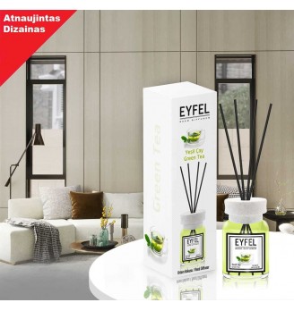 Eyfel kvapų difuzorius su pagaliukais - Green Tea (120ml)    