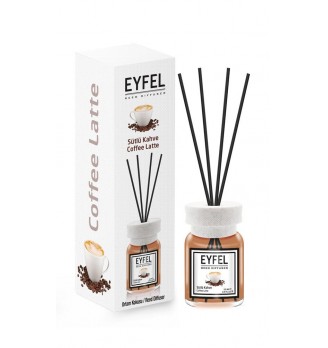 Eyfel kvapų difuzorius su pagaliukais - Coffee Latte (120ml)    